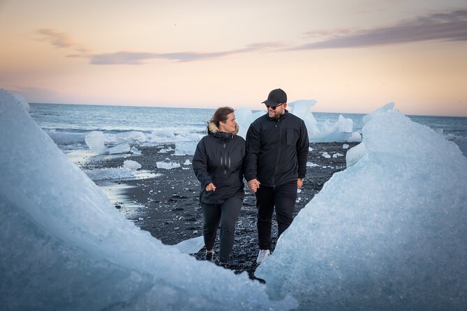 Full-Day Glacier Lagoon, Diamond Beach & Glacier Hike - 15 Shot Photo Package - Glacier Lagoon Exploration