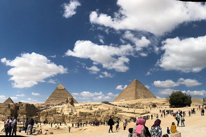 Full Day Tour to Giza Pyramids, Sphinx, Egyptian Museum, Khan El-Khalili Bazaar - Highlights of Giza Pyramids