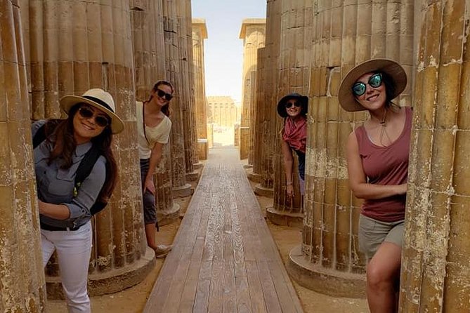 Full Day Tour to Giza Pyramids& Sphinx, Sakkara and Memphis - Itinerary Overview