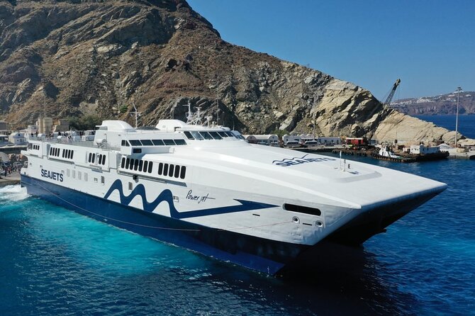 Full-Day Trip to Santorini Island by Boat From Chania - Boat Departure Details