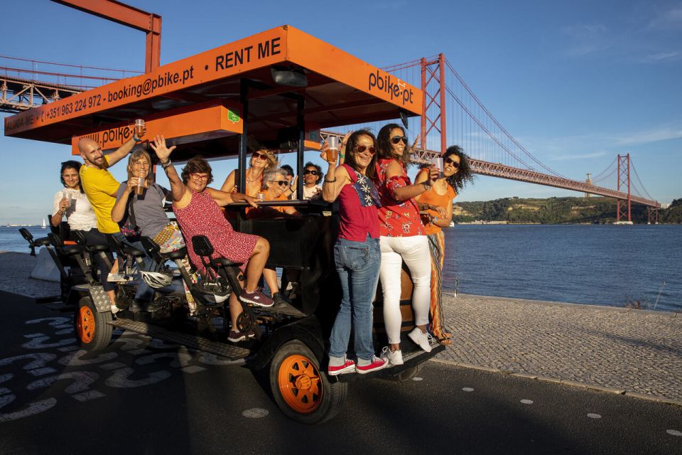 Fun Beer Bike by the Seafront in Lisbon - Location Information