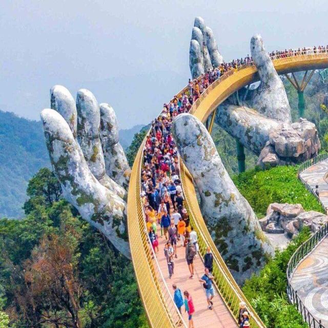 Golden Bridge- BaNa Hills & Marble Mountain By Private Car - Highlights
