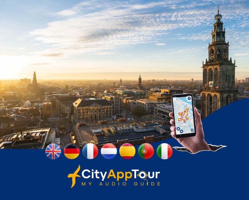 Groningen: Walking Tour With Audio Guide on App - Audio Guide Features