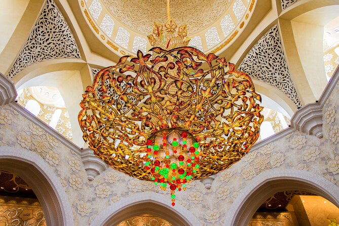 Guided Sheikh Zayed Mosque Half Day Tour in Abu Dhabi - Mosque Entry and Features