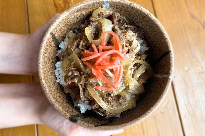 Gyudon - Japanese Beef Rice Bowl Cooking Experience - Step-by-Step Cooking Instructions