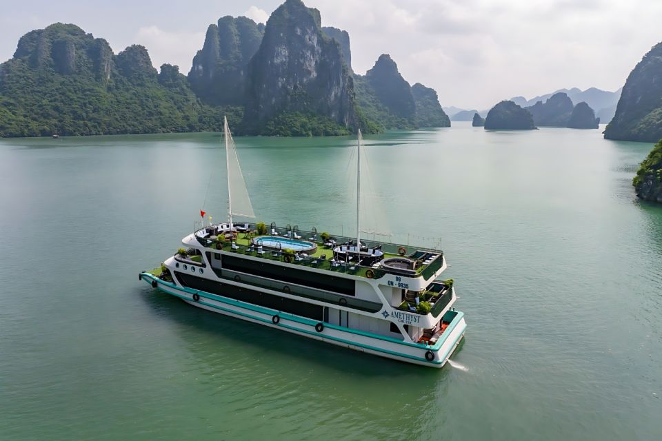 Ha Long Bay Luxury Tour Swimming Pool 7.5 Hour Itinerary - Inclusions and Amenities Provided