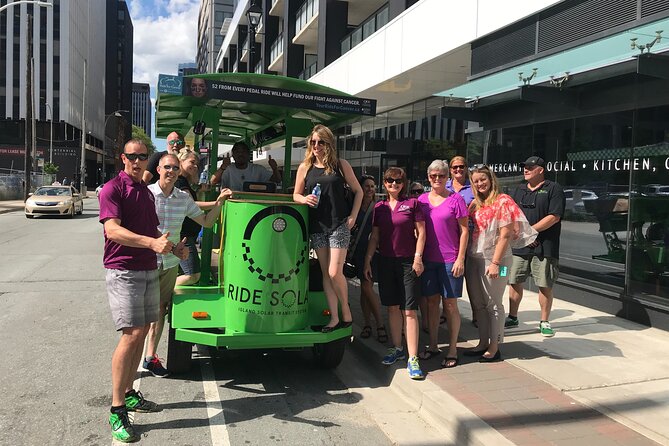 Halifax Pedal Pub Crawl Along the Waterfront on a Solar-Powered Pedal Bus! - Halifax Waterfront Pub Crawl Highlights