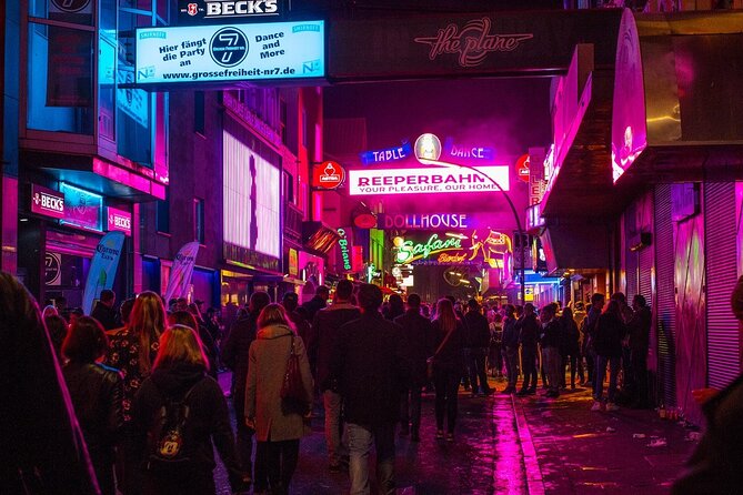 Hamburg Reeperbahn Street and Red Light District Tour - Tour Highlights and Specific Locations