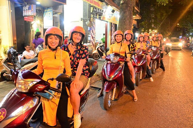 Hanoi Motorbike Tours Led By Women: Hanoi By Night Foodie Motorbike Tours - Inclusions