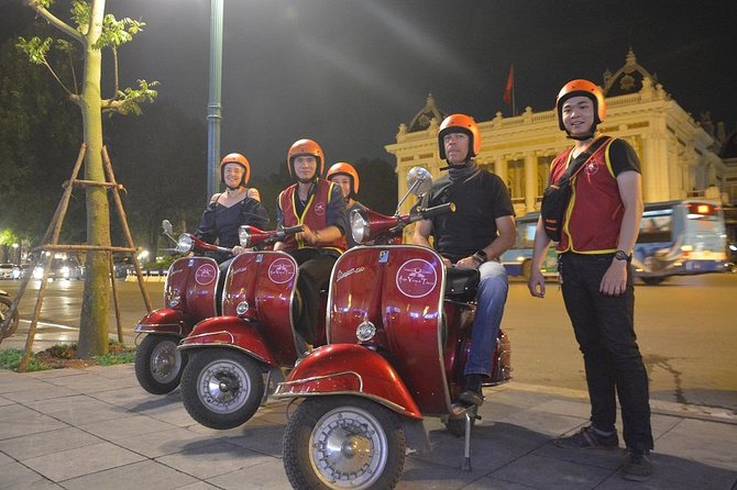 Hanoi Vespa Tours Hanoi After Dark Food Tours - Nighttime Scooter Adventure