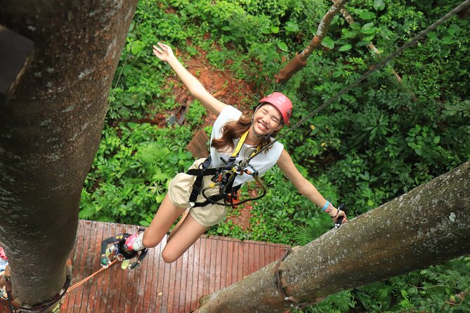 Hanuman World Phuket Zip Line Package With Hotel Transfers - Thrilling Zip Line Experience