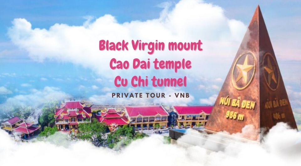 HCM: Private Black Virgin Mount - Cao Dai Temple- Cu Chi Tp - Immersive Cu Chi Tunnels Experience
