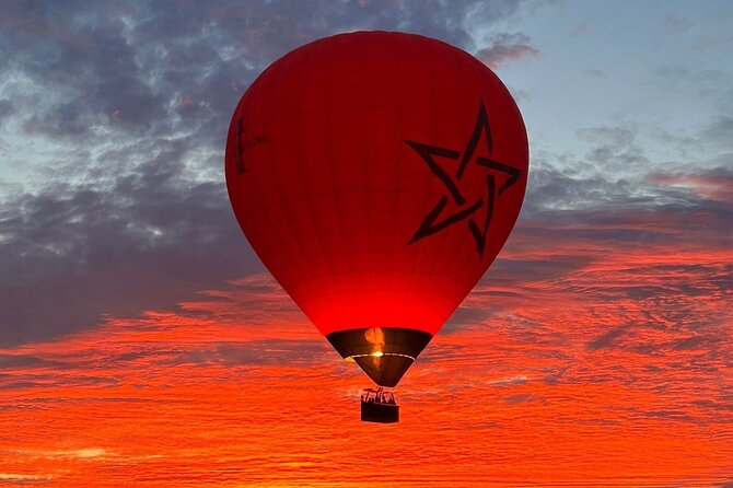 Hot Air Balloon Flight in the Desert With Camel Ride - Mesmerizing Desert Scenery Below