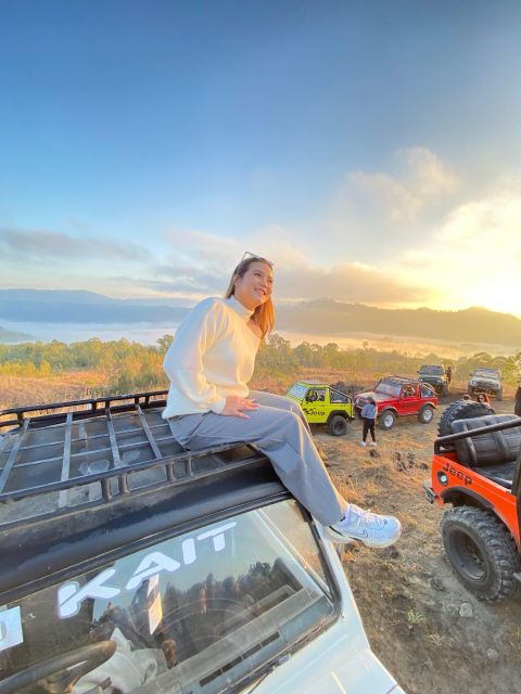 Jeep Sunrise & Natural Hot Spring - Black Lava Exploration