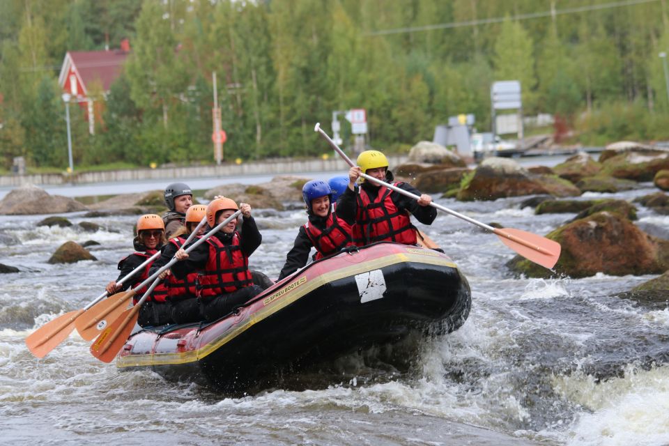 Jyväskylä or Laukaa: Kuusaa River Rafting Tour With Pickup - Activity Duration and Guide