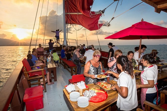 Koh Samui Romantic Sunset Cruise Tour By Red Baron Chinese Sailboat - Tour Inclusions and Amenities