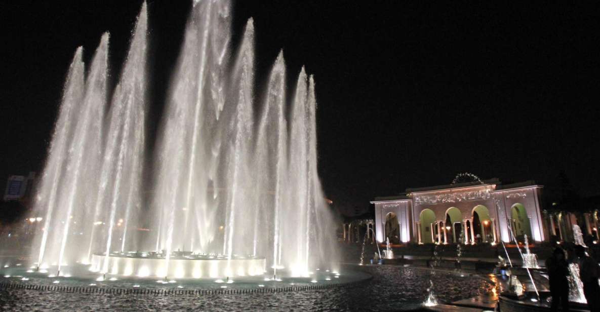 Lima: 3-Hour Magic Water Circuit and Fantasy Fountain Show - Experience the Fantasy Fountain Show