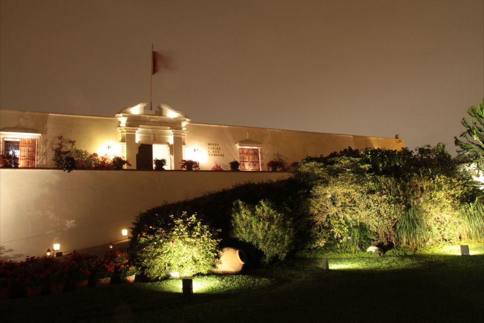 Lima: Huaca Ruins and Larco Museum at Night With Dinner - Pickup Information and Accessibility Details