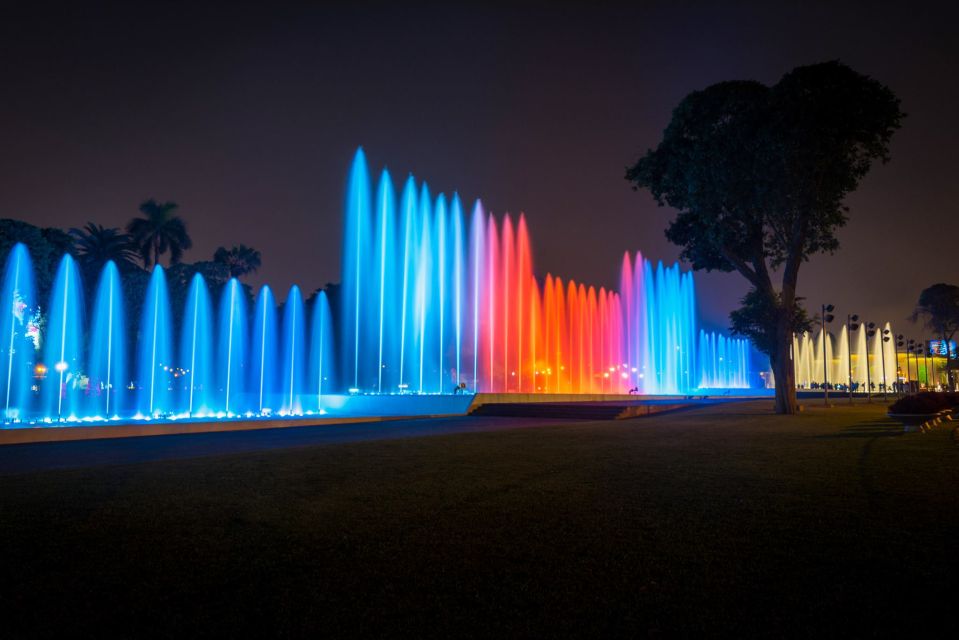 Lima: Magic Water Circuit Light Show Tour With Pickup - Inclusions in the Tour Package