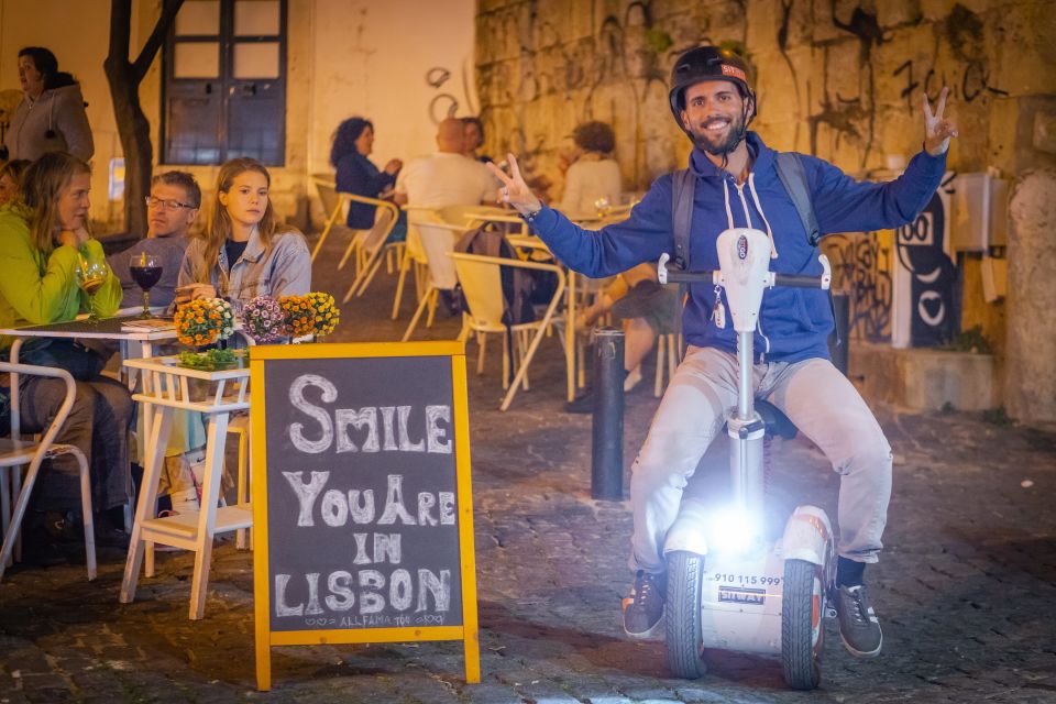Lisbon: Old Town Sitway Night Riders Tour - Experience Highlights