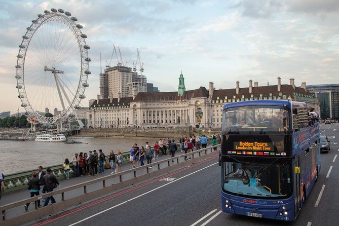 London by Night Sightseeing Open Top Bus Tour With Audio Guide - Departure Point
