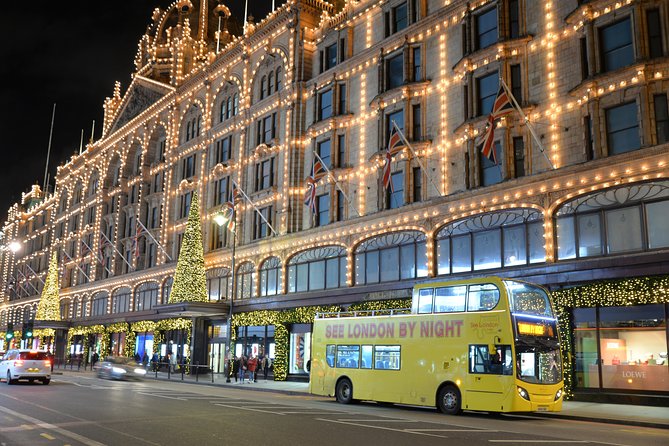 London by Night Sightseeing Tour - Open Top Bus - Nighttime Attractions