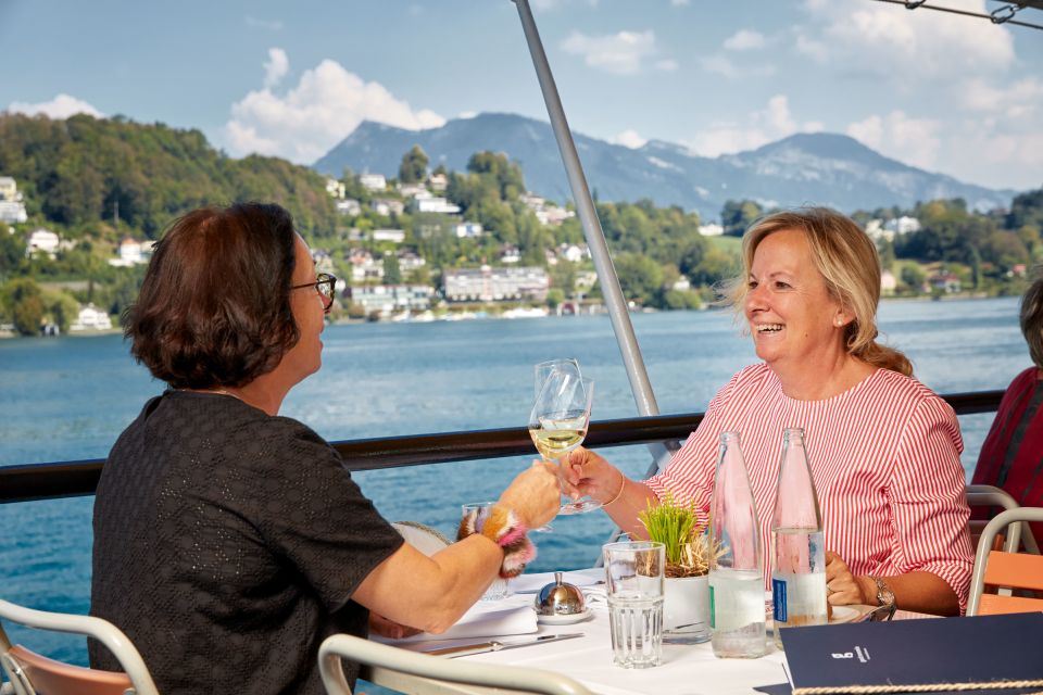 Lucerne: Lake Lucerne 1st Class Cruise With Gourmet Lunch - Experience Highlights