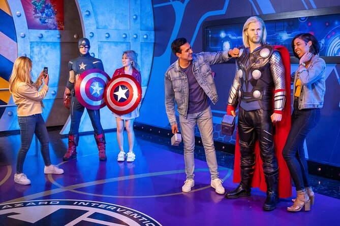 Madame Tussauds Admission Ticket With Marvel Universe 4D Movie Experience - Marvel Universe 4D Movie Experience Details