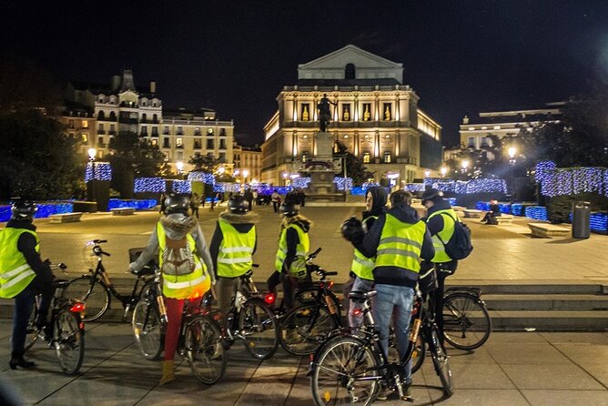 Madrid Christmas Lights Bike Night Tour - Itinerary