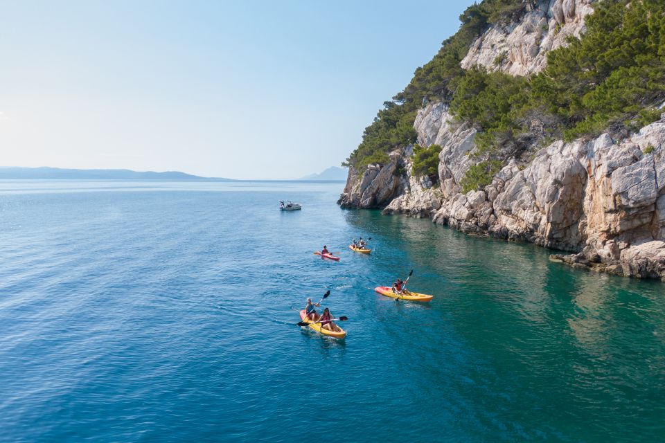 Makarska: Guided Sea Kayaking Tour With Snorkeling Stop - Experience Highlights