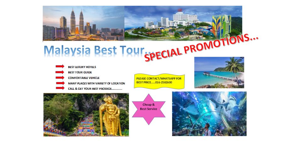 Malaysia: Customized Private City Highlights Tour - Inclusions