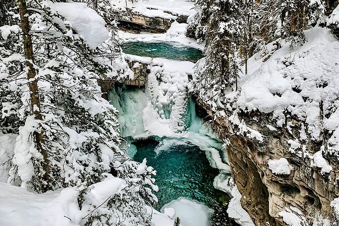 Marble and Johnson Canyon Ice Walk Tour From Canmore or Banff - Transportation Services