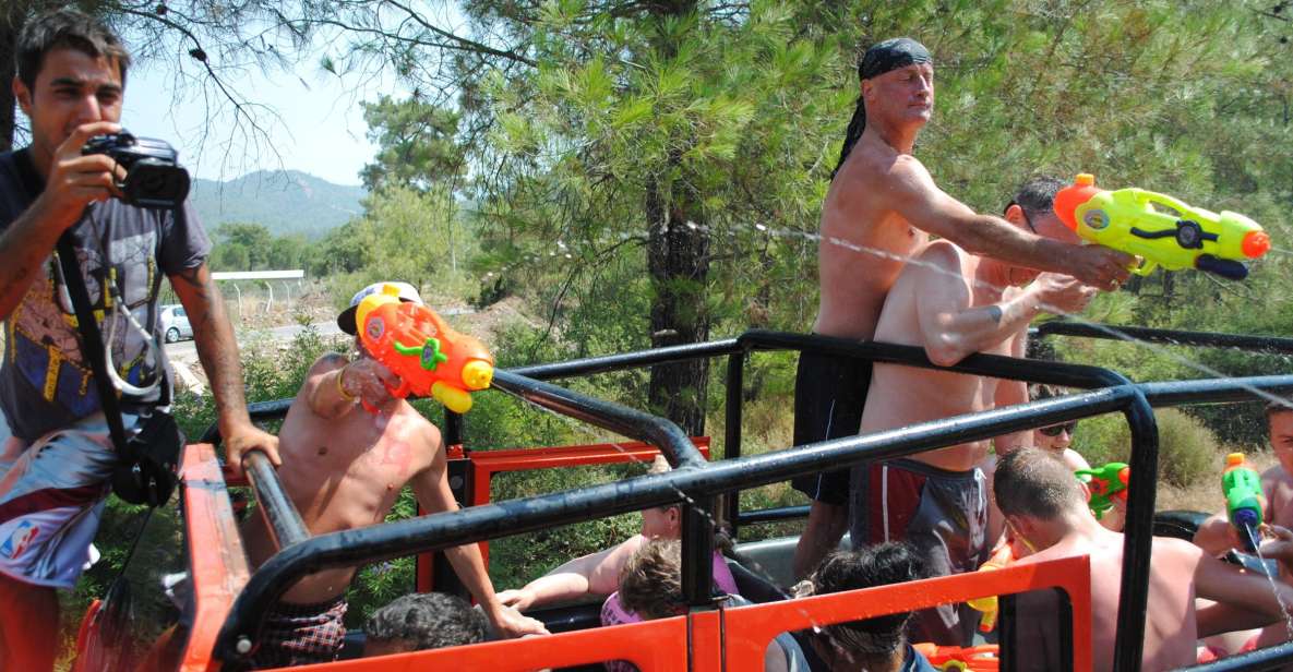 Marmaris Jeep Safari Water Fight, Colour and Foam Party - Experience Highlights