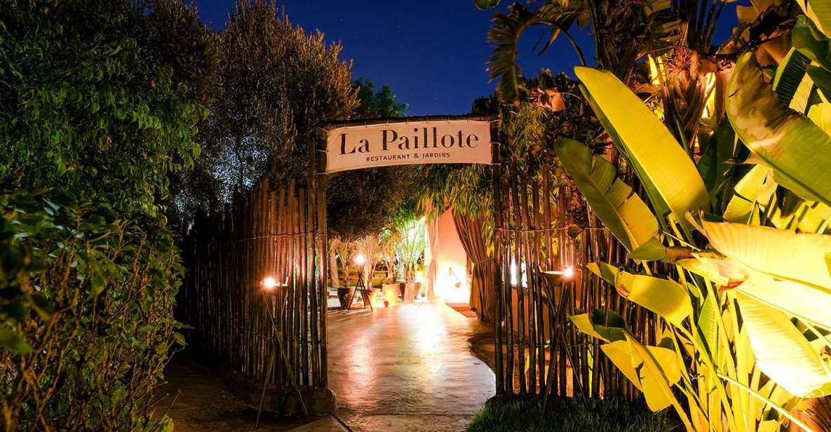 Marrakech : 3-Course Dinner at Restaurant La Paillote - Indulge in Exquisite Moroccan Cuisine