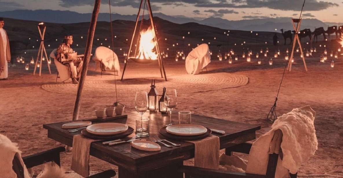 Marrakech: Agafay Desert Camel Ride With Dinner and Sunset - Experience Highlights