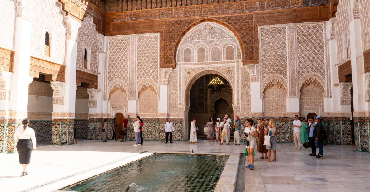 Marrakech: Ben Youssef Madrasa, Secret Garden, & Medina Tour - Meeting Point and Pickup