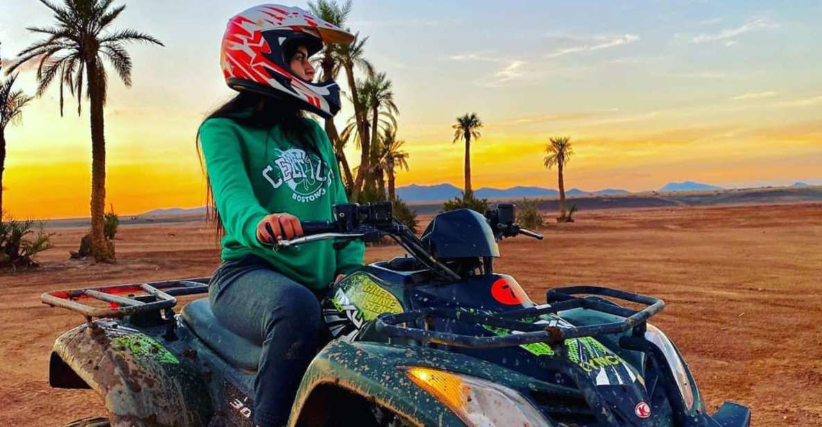 Marrakech : Quad Ride at the Duns of the Palmeraie With Tea - Booking Information