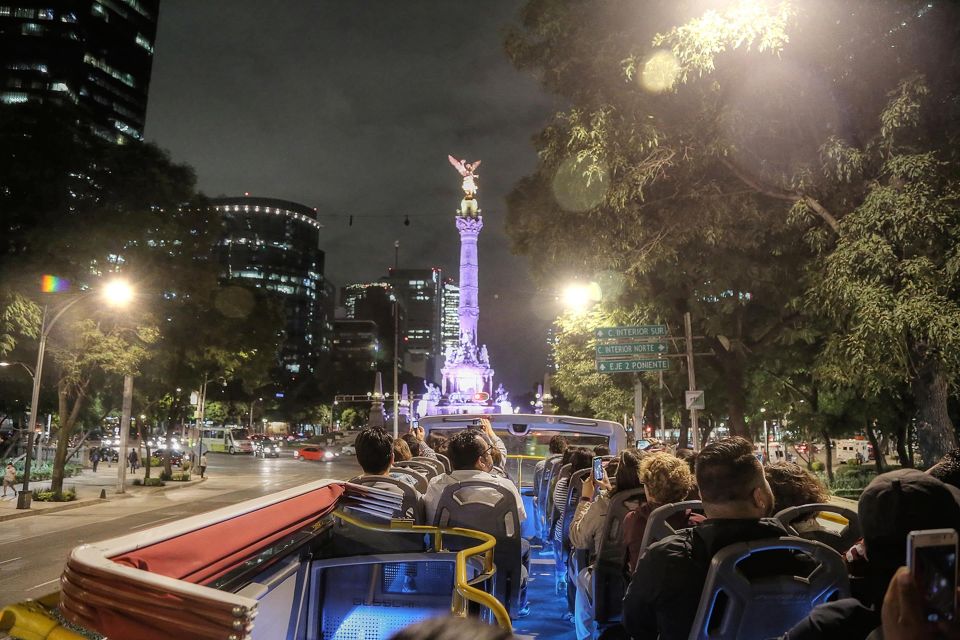 Mexico City: Night Tour in a Double Decker Bus - Experience Highlights