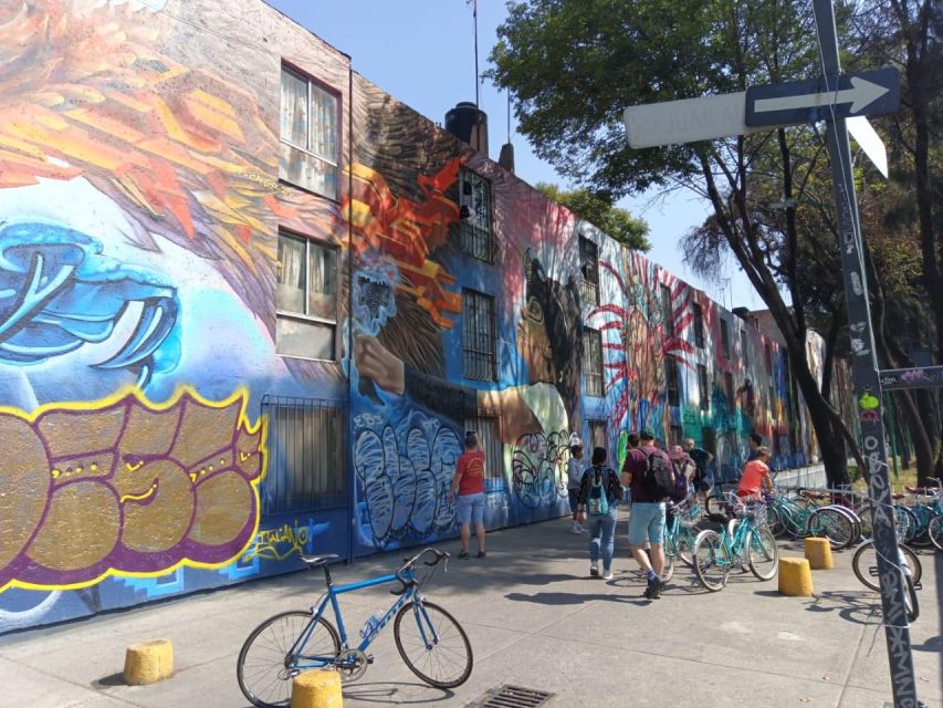 Mexico City: Street Art Bike Tour With Snack - Experience Highlights