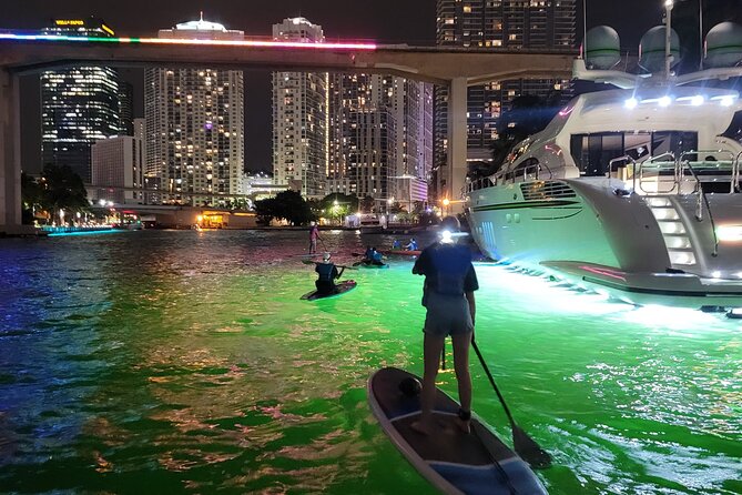 Miami City Lights Night SUP or Kayak - Equipment and Inclusions