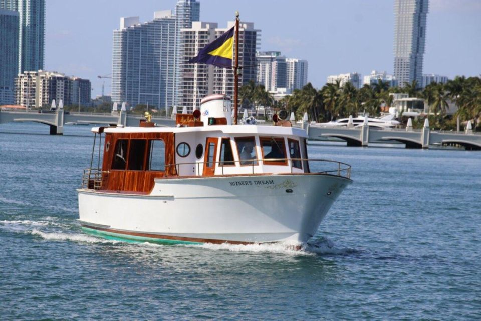 Miami: History of Miami Vintage Yacht Cruise - Experience Highlights