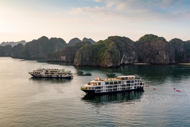 Mon Chéri Cruise 5 Star: Unique 2 Days Tuan Chau - Halong Bay - Lan Ha Bay - Pickup and Transportation