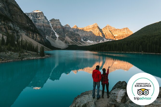 Moraine Lake Sunrise and Lake Louise Earlybird Small Group Adventure - Pickup and End Point