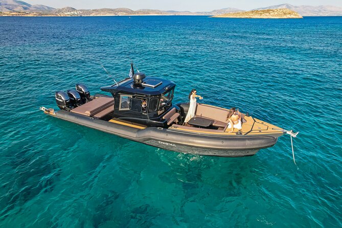 Mykonos Private Full Day Cruise With a Rafnar 1200 T-Top - Onboard Amenities