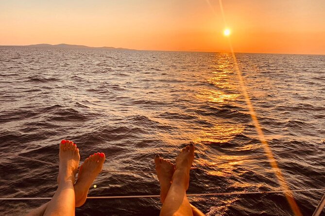 Mykonos: Swim at Rhenia & Watch the Sunset at Little Venice - Rhenia Beach: The Perfect Swim