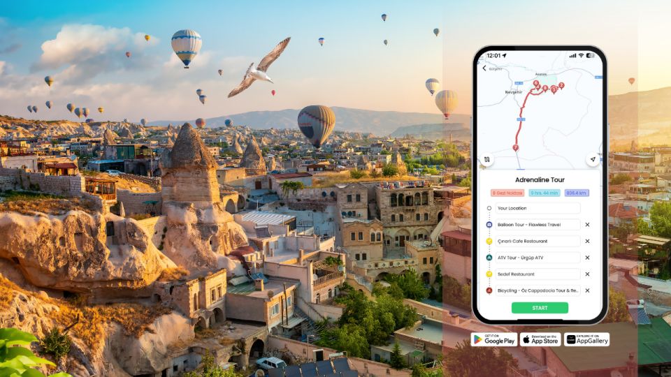 Nevşehir: Adrenaline Tour With GeziBilen Digital Audio Guide - Experience and Attractions