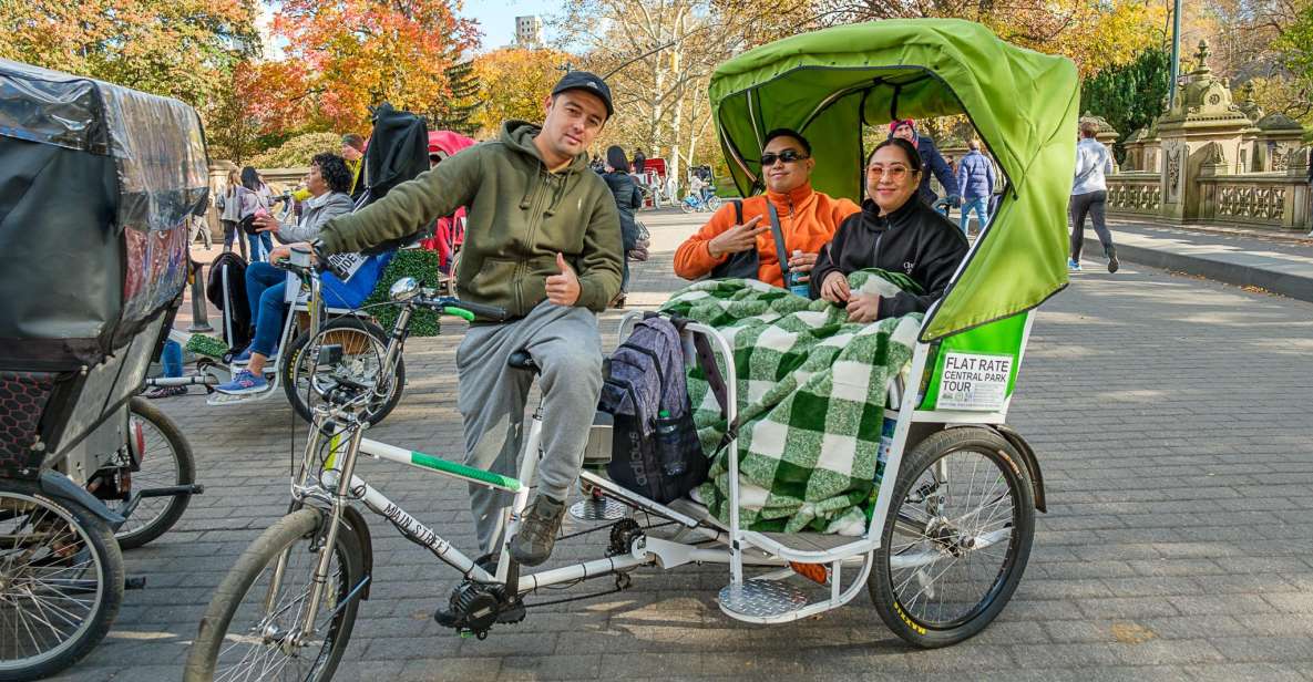 New York City: Central Park Guided Pedicab Tour - Booking Information