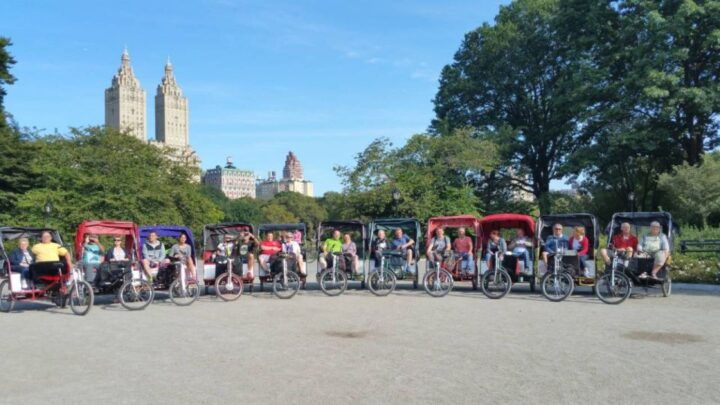 New York City: Deluxe 1.5-Hour Central Park Pedicab Tour - Booking Information