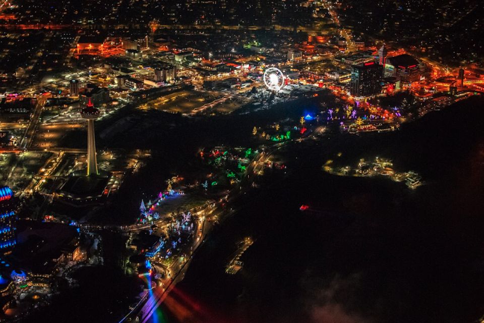 Niagara Falls, Canada: Nights & Lights Helicopter Experience - Soar Above Niagara Falls After Dark