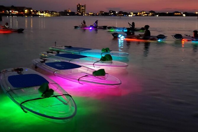 Night Glow Kayak Paddle Session in Pensacola Beach - Wildlife Spotting in the Dark
